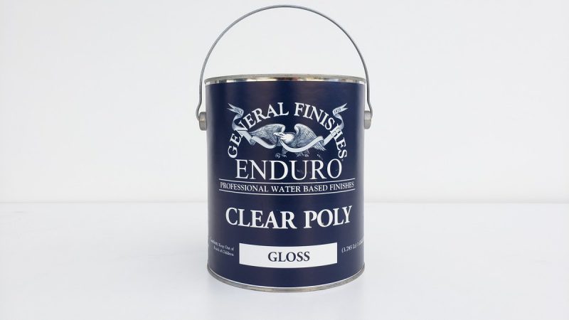 General Finishes' professional-grade Enduro Water-Based Pro Series Clear  Polyurethane